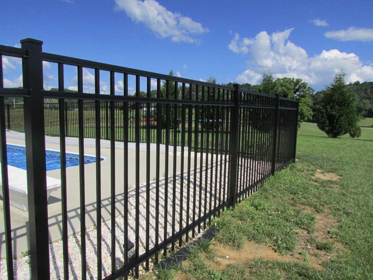 Photo of aluminum fence in Columbus Ohio