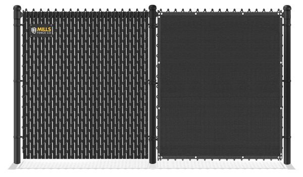 Privacy Slat Color Options For Chain Link Fence in Columbus Ohio
