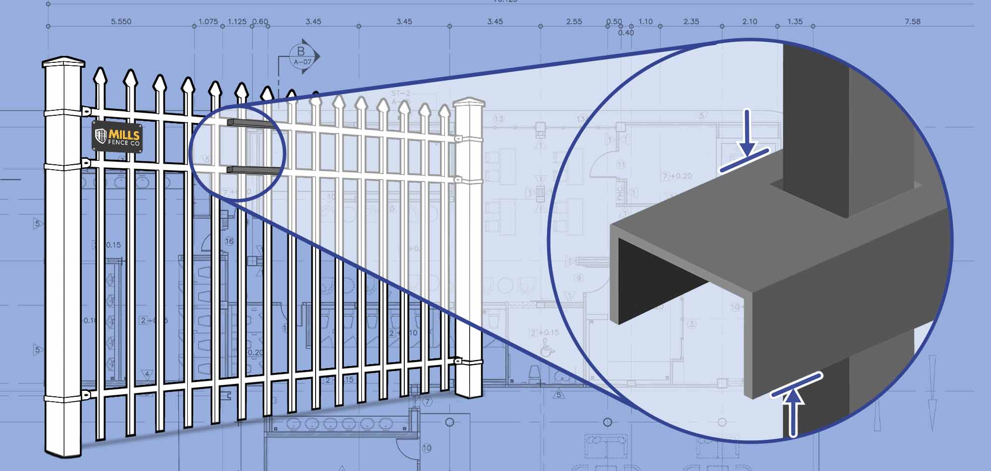 Columbus Ohio Ornamental Steel fence Rails installation company