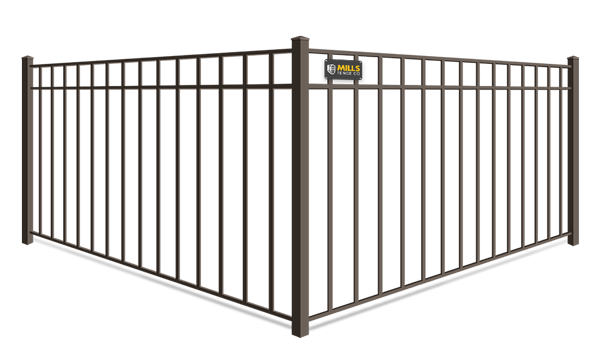 3 Rail aluminum fence company in Columbus Ohio