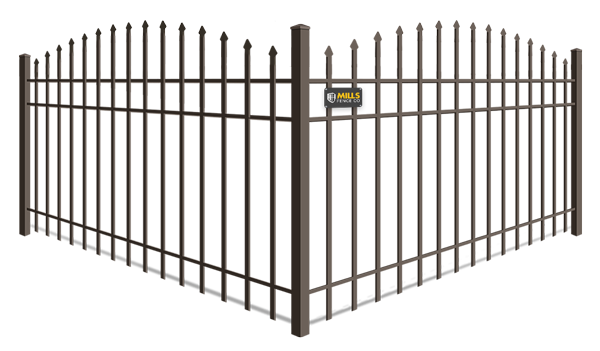Arched Top aluminum fence company in Columbus Ohio