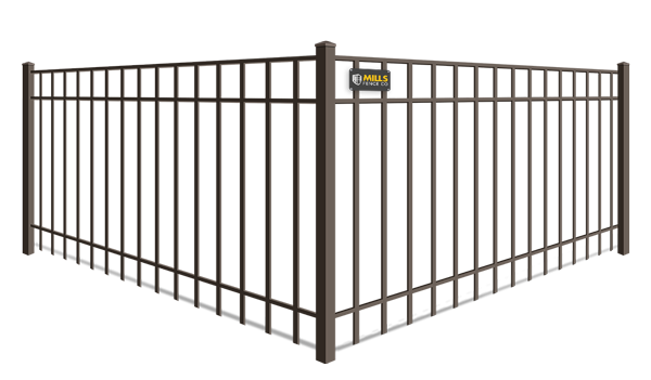 Flat Top aluminum fence company in Columbus Ohio