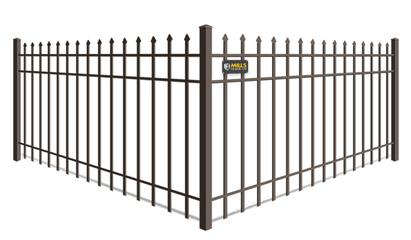 Spear Top aluminum fence company in Columbus Ohio