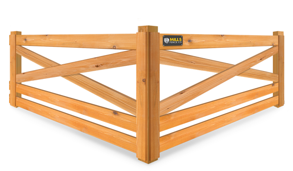 Crossbuck wood fence company in Columbus Ohio