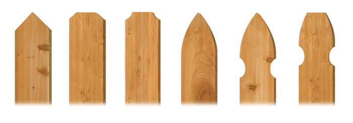 Picket styles - wood fence company in Columbus Ohio