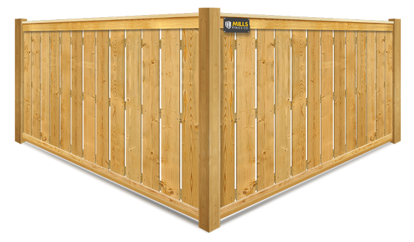 Spaced Picket wood fence company in Columbus Ohio