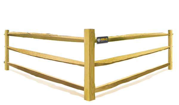 Split Rail wood fence company in Columbus Ohio