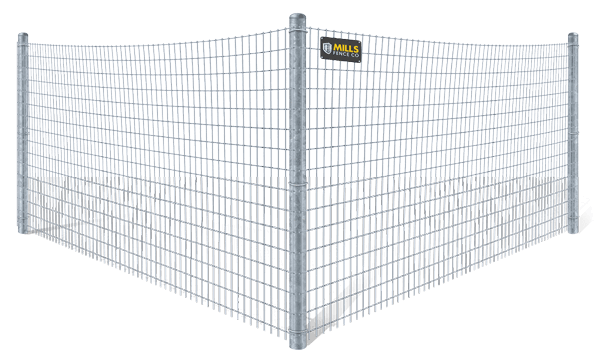 2x4 Wire Driven Temporary fence company in Columbus Ohio