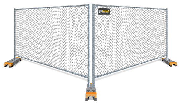 Chain Link Panels Temporary fence company in Columbus Ohio