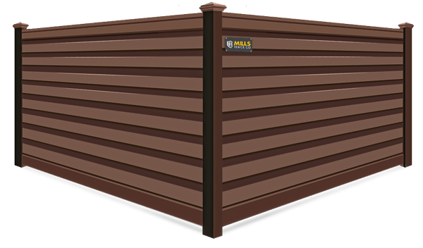 Woodland Horizontal Privacy Trex fence company in Columbus Ohio