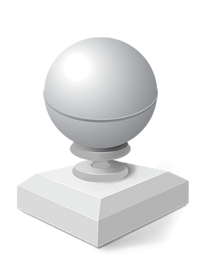 Ball Vinyl Post Cap in Columbus Ohio