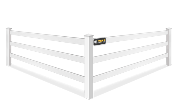 Post & Rail vinyl fence contractor in Columbus Ohio