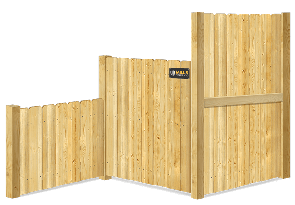 Wood fence height options Columbus Ohio